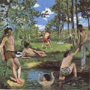 Frederic Baxille Bathers (mk09) oil painting reproduction